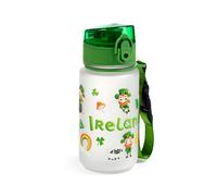 Puckator Luck of the Irish Leprechaun Pop Top 350ml Shatterproof Children's Bot - Polyester / Silicone / Plastic