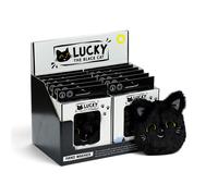 Puckator Lucky the Black Cat Plush Hand Warmer WARM142 | Acotis - Metal / Polyester