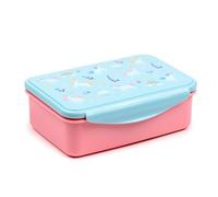 Puckator Unicorn Magic Clip Lock Lunch Box - Lunchbox with Multi Compartments - Small Food Containers - Lunchbox for Adults and Kids - Girls Boys Lunchbox