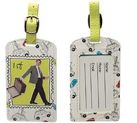 Puckator LUT26 Mr Bean 1st Class Stamp Luggage Tag