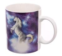 Puckator Majestic Bone China Unicorn Mug, Purple