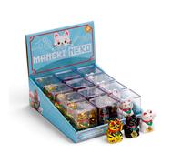Puckator Maneki Neko Lucky Cat Waving Cat Mini Solar Pal FF152 | Acotis - Copper / Plastic