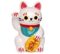 Puckator Maneki Neko Lucky Cat White Ceramic Money Box