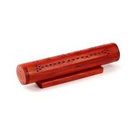 Puckator Mango Wood Round Ashcatcher Incense Burner Box - Spiritual Zen Gothic Incensé Insence Sticks Cones Holder Burner - Home Aesthetic Yoga Room Decor Accessories Gift