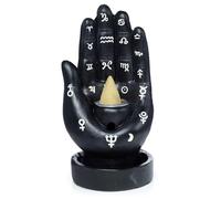 Puckator Mantric Hand/Tarot Hand Palm Backflow Incense Burner - Home Zen Meditation Decor Accessories - Incense Waterfall Cone Burner - Spiritual Feng Shui Goth Relaxation Gifts Gift - Desk Ornaments