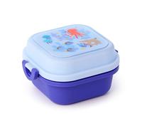 Puckator Mariniverse Clip Lock Stacked Bento Snack Lunch Box - Lunch Box for Adults and Kids with Compartments - Snack Box - Food Containers with Lids - Stackable Snack Pots for Kids - Meal Prep