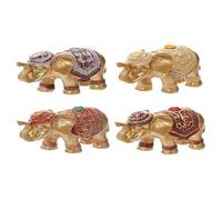 Puckator Metallic Glitter Lucky Elephant Incense Stick Holder - Zen Meditation Gifts - Incense Holders For Cones - Spiritual Gifts - Incense Burner - Gifts For Men And Women - Relaxation