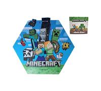Puckator Minecraft Creeper 130pc Shaped Jigsaw Puzzle - Jigsaws Puzzles Boards Games For Adults Kids Men Pieces - Family Memory Game - Jigsaw-puzzles