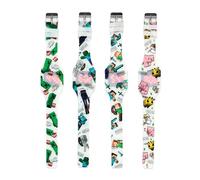 Puckator Minecraft Glow in The Dark Silicone Digital Watch