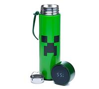 Reusable Stainless Steel Hot & Cold Insulated Drinks Bottle Digital Thermometer - Minecraft Creeper - 1 Piece
