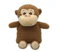 Puckator Monkey Microwavable Plush Lavender Heat Pack, Brown