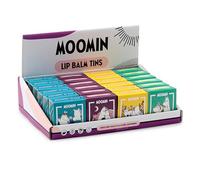 Puckator Moomin Lip Balm in a Tin - Lip Care Stick Balms Chapstick Holiday Essentials For Women Family - Lipbalm Moisturiser Exfoliator Cream - Pretty Cute Lip Blam Bam