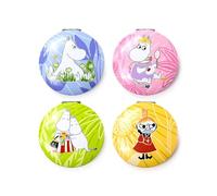 Puckator Moomin & Tammi Compact Mirror - Small Tiny Holiday Handbag Essentials Makeup Gift Sets For Women Teen Girls Compact Pocket Mirror - Cosmetics Mirrors - Stocking Fillers