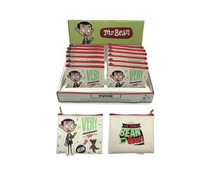 Puckator Mr Bean & Teddy Shaped Purse - Ladies Women's Womens Slim Purses Wallets Wallet for Women - Coin Pouch Purse Men - Card Holder with Zip - Small Cash Wallet Bag Bags UK -