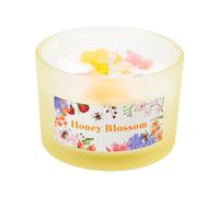 Puckator Nectar Meadows Honey Blossom Scented Candle CAND106 | Acotis - Glass / Wax