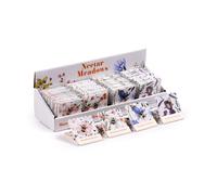 Puckator Nectar Meadows Matchbook Nail File - Strong Files for Acrylic Natural and Gel Nails - Nail Filer Sander Shaper Care Kit Set for Women - Beauty Products - Manicure Nailfile