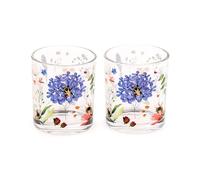 Puckator Nectar Meadows Set of 2 Glass Tumblers 350ml
