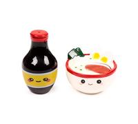 Puckator Nori The Ramen Foodiemals Ceramic Salt & Pepper Set