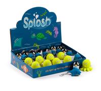 Puckator Octopus Penguin & Dolphin LED Sealife Keyring with Sound KEY19 | Acoti - Metal / Plastic