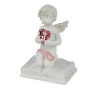 Puckator Peace of Heaven Happily Ever After Cherub Figurine - Romantic Modern Love Wedding Gift Gifts For Girlfriend Fairy Fairies Grave Ornaments Figurine Valentines Day Gifts For Her Him Home Decor