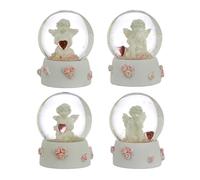 Puckator Peace of Heaven Sweet Dreams Cherub Snow Globe - Halloween Christmas Snow Globes for Adults Children Girls - Snowglobe - Paper Weight Glass Plastic Dome Souvenirs for Desks Home Decoration