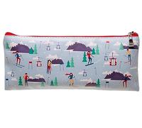 Puckator Peak Season Ski Design Pencil Case - School Equipment Stuff - Pencil Cases - Large Capacity Preppy Pencil Case - Zipper Pouch - Office Essentials - Pencils Case Cute - Pencilcase - Pen Case