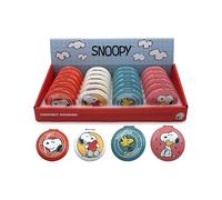 Puckator Peanuts Snoopy & Woodstock Compact Mirror - Small Tiny Holiday Handbag Essentials Makeup Gift Sets For Women Teen Girls Compact Pocket Mirror - Cosmetics Mirrors - Stocking Fillers