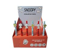 Puckator Peanuts Snoopy & Woodstock Everlasting Pencil - Cool Cute Infinity Ifinite Inkless Unlimited Pencil Pen For Kids School Drawing journaling - Back To School Supplies Pens Pencils Gifts