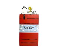 Puckator Peanuts Snoopy & Woodstock Flip Open Shaped Memo Pad - Small Notebooks - Pocket Size Mini Tiny Notepads Block Lis Jotter Book Kids Notebook Notebooks Back To School Supplies Planner Planners