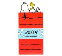 Puckator Peanuts Snoopy & Woodstock Flip Open Shaped Memo Pad - Small Notebooks - Pocket Size Mini Tiny Notepads Block Lis Jotter Book Kids Notebook Notebooks Back To School Supplies Planner Planners