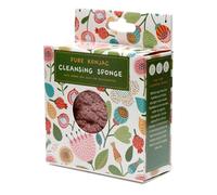 Puckator Pick of The Bunch Autumn Falls Pure Konjac Cleansing Sponge with Rejuvenating Red Clay - Facial Face Sponges Makeup Cleansing Beauty Tools Accessories Exfoliator Sponge Pads Scrub Cleanser