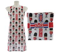 Puckator Poly Cotton Apron - London Guardsman - Chef Aprons For Cooking Men Secondary School - Baking Bakers Gifts - Kits For Adults - Unifrom Clothes - Cooking Gift Set - Catering Equipment