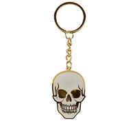Puckator Porte maillé Skulls & Roses-Crà¢ne Keyring, Unisex Adults, Multicoloured, One Size