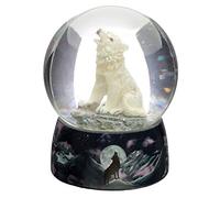 Puckator Protector of The North Snow Globe Wolf Dream in the Wind
