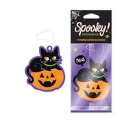 Puckator Pumpkin Spice Spooky Black Cat & Pumpkin Air Freshener - Diffuser Room Fragrance Air Fresheners For Home Bathroom - Small Aroma Mist Scent Diffusers Odour Neutraliser Freshener Smoke Remover