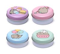 Puckator Pusheen Cat 2024 Lip Balm in a Tin - Lip Care Stick Balms Chapstick Holiday Essentials For Women Family - Lipbalm Moisturiser Exfoliator Cream - Pretty Cute Lip Blam Bam