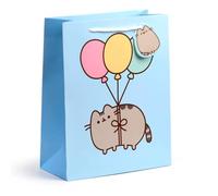 Puckator Pusheen the Cat Balloons Gift Bag Large - Birthday Gift Bag For Presents - Present Bag For Females - Kids Birthday Presents - Present Bags For Gifts - Gift Box For Baby