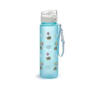 Puckator Pusheen the Cat Balloons Pop Top 600ml Shatterproof Bottle - Reusable Insulated Active Water Bottle Flask For Girls And Boys With A Carry Handle & Straw - Bpa Free - For School Nursery