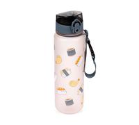 Puckator Pusheen the Cat Bento Club Pop Top 600ml Shatterproof Bottle BOT379 | - Polyester / Silicone / Plastic