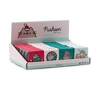 Puckator Pusheen the Cat Christmas 2023 Lip Balm in a Tin - Lip Care Stick Balms Chapstick Holiday Essentials For Women Family - Lipbalm Moisturiser Exfoliator Cream - Pretty Cute Lip Blam Bam