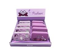 Puckator Pusheen The Cat Halloween Zip Around Small Wallet Purse - Ladies Women's Womens Slim Purses Wallets Wallet for Women - Coin Pouch Purse Men Card Holder with Zip Small Cash Wallet Bag Bags UK