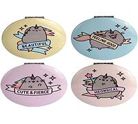 Puckator Pusheen the Cat Pusheenicorn Compact Mirror - Small Tiny Holiday Handbag Essentials Makeup Gift Sets For Women Teen Girls Compact Pocket Mirror - Cosmetics Mirrors - Stocking Fillers