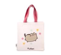 Puckator Pusheen the Cat Reusable Tote Bag - Canvas Tote Bag - Cotton Tote Bags - Eco Gifts for Women and Men - Cloth Shopping Bag - Fabric Bag - Foldable Bags for Shopping - Handbag