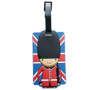 London Union Flag Guardsman PVC Luggage Tag