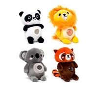 Puckator Queasy Squeezies Adoramals Zoo Mix #1 Shaped Plush Squeezy Toy