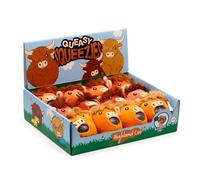 Puckator Queasy Squeezies Highland Coo Cow Plush Squeezy Toy