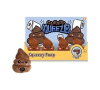 Puckator Queasy Squeezies Poop Plush Squeezy Toy