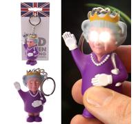 Puckator Queen LED Keyring with Sound (Rule Britannia) KEY43 | Acotis - Metal / Plastic
