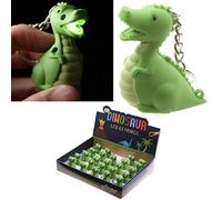 Puckator RAWR Roaring Dinosaur LED Keyring with Sound - Mothers Day Gifts Key Ring Keyrings Tags - Cool Keyrings Hoop Clip Fobs - Funny Cute Car Men's Accessories Stuff For Men Women - Trinket