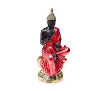 Puckator Red, Black & Gold Thai Buddha Enlightenment BUD393 | Acotis - Resin